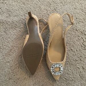 NEW RARE Anne Klein flex Manolo Blahnik Lookalike Crystal Pumps Size US 7.5
